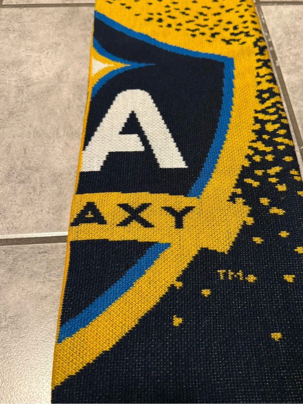 LA Galaxy MLS adidas Navy/Gold/White 2015 Fan Scarf